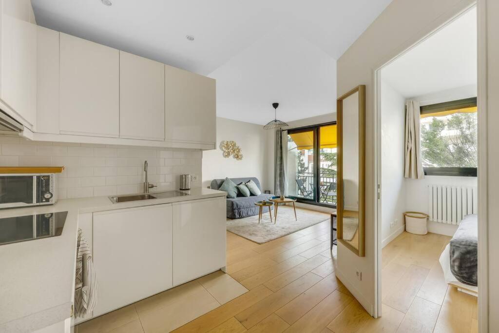 Espace Champerret - 1 Bedroom 4 People ลูวาลัวเปแรต์ ภายนอก รูปภาพ